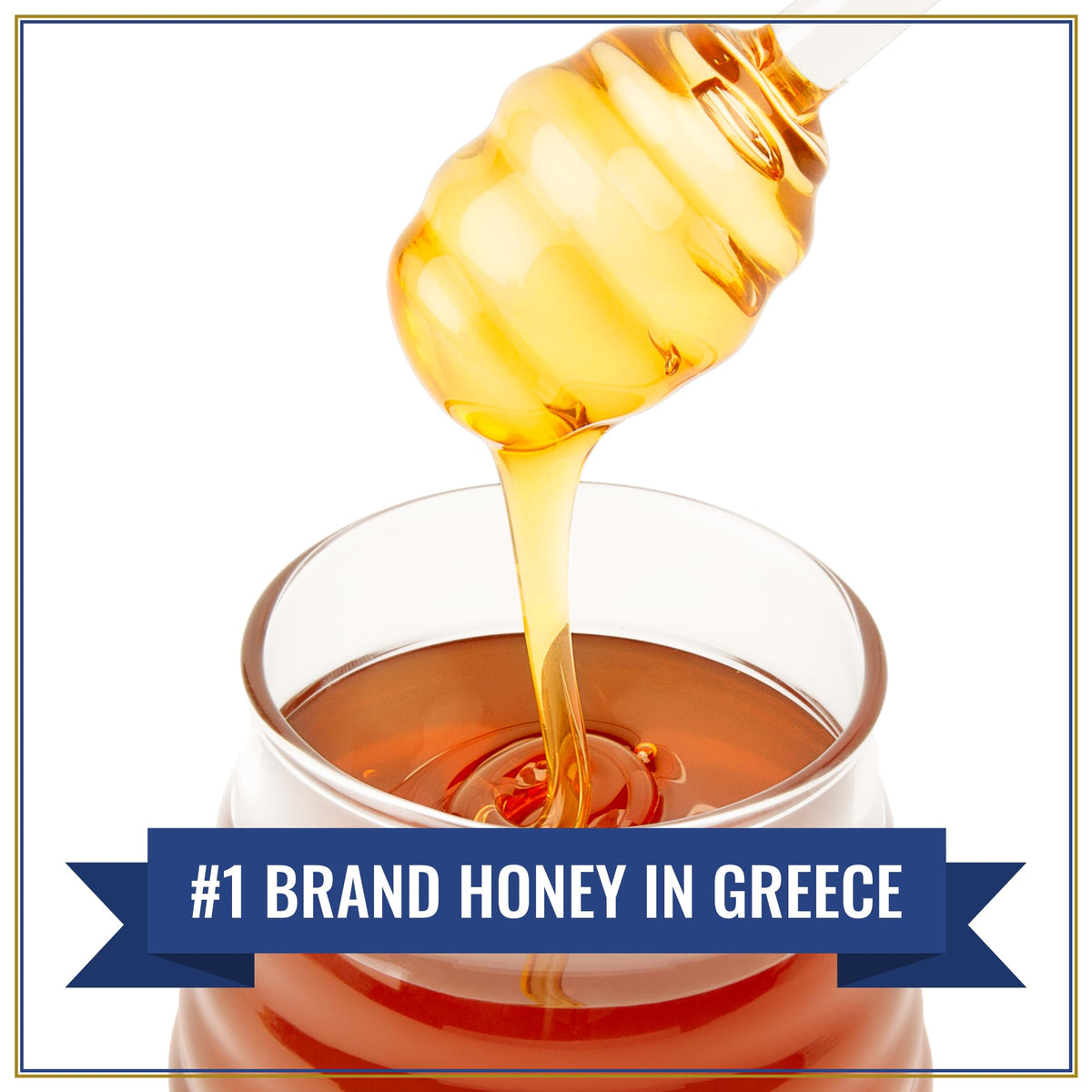 Attiki honey pour emphasizes wild flora and thyme aroma for dressings.