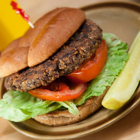 Augason Farms cooked burger mix in bowl ready to serve