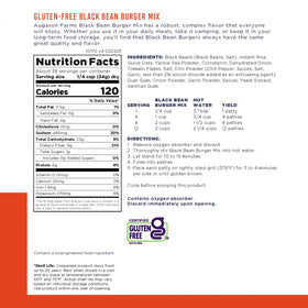 Just-add-water cooking instructions for Augason Farms burger mix