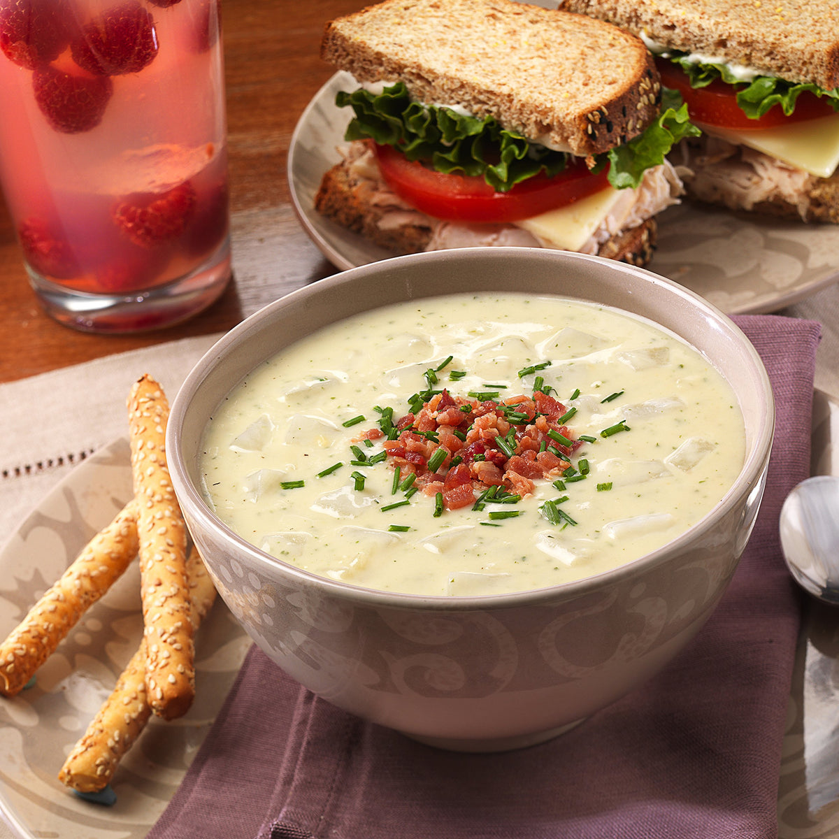 Shelf-storage of Augason Farms Creamy Potato Soup Mix for emergencies