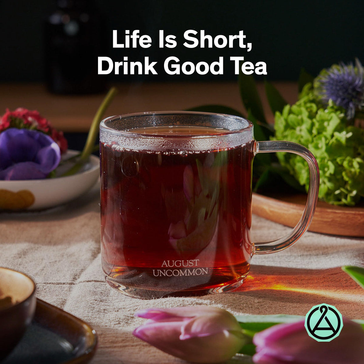 August Uncommon Low Country Bourbon Sugar Tea aroma rises from steam