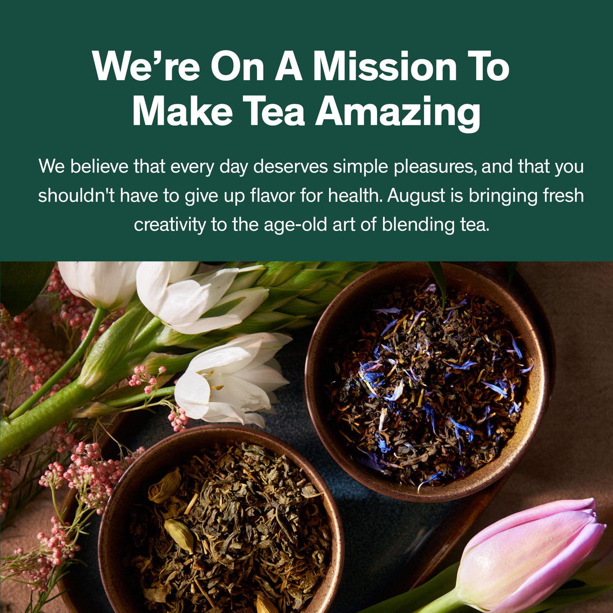 August Uncommon Psychocandy steeped cup offering a gentle, calming ritual
