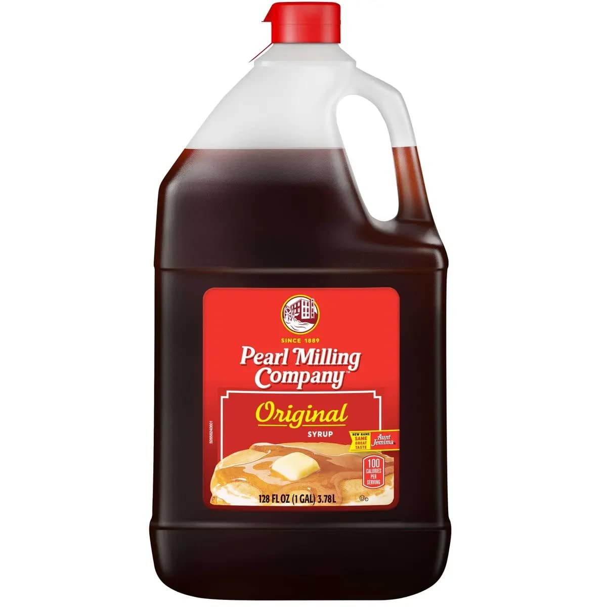 Aunt Jemima Original Pancake Syrup bottle front view, ideal for pancakes