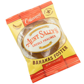 Gluten-free Aunt Sally's pralines close-up showcasing quality ingredients.