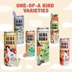 Aura Bora Cactus Rose rose-botanicals visual emphasizes herbal complexity without sugar.