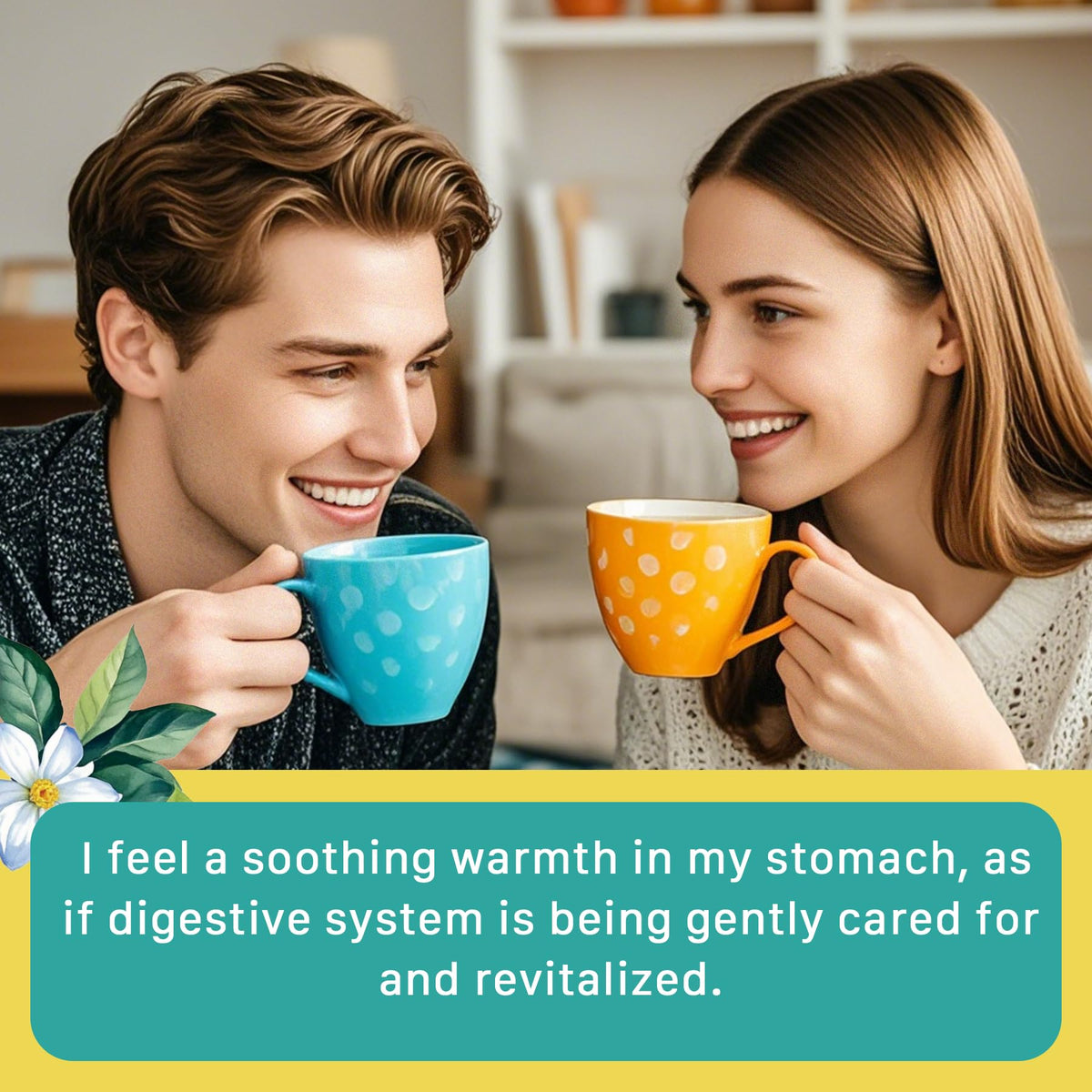 Auranic Ulcer Healing Tea ingredients image emphasizes a natural blend for digestive support.