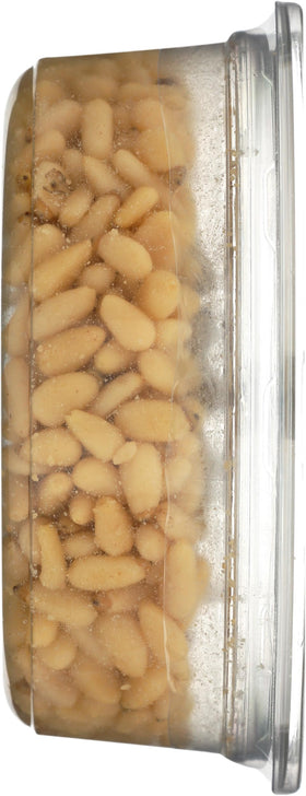 Aurora Pine nuts in pasta salad, a flavorful topping.