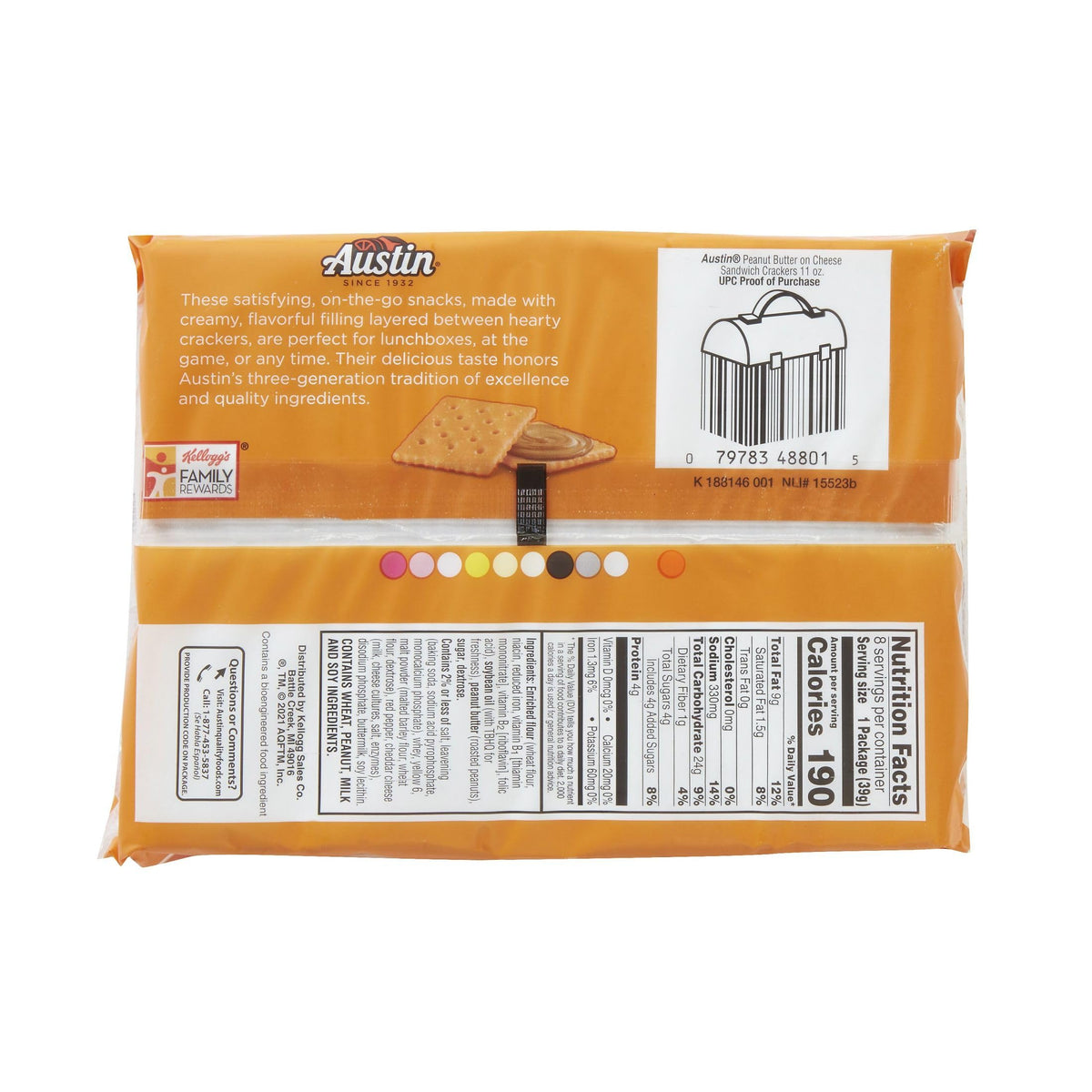 Office desk break with Austin Peanut Butter on Cheese Sandwich Crackers, portable packs