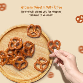 Sweet and salty pretzels with a pronounced crunchy texture from Austin Pretzel Co