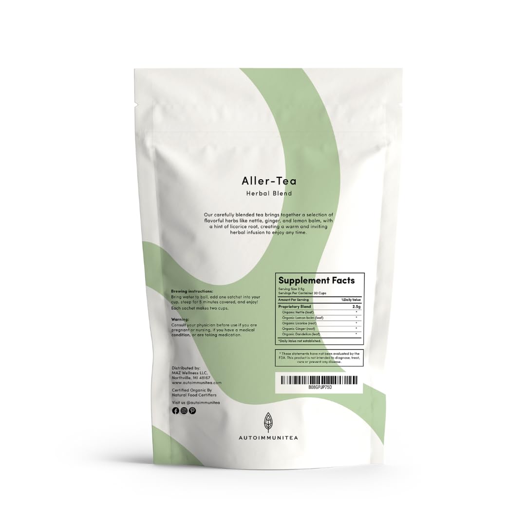 Autoimmuni-Tea caffeine-free tea bags for daily ritual.