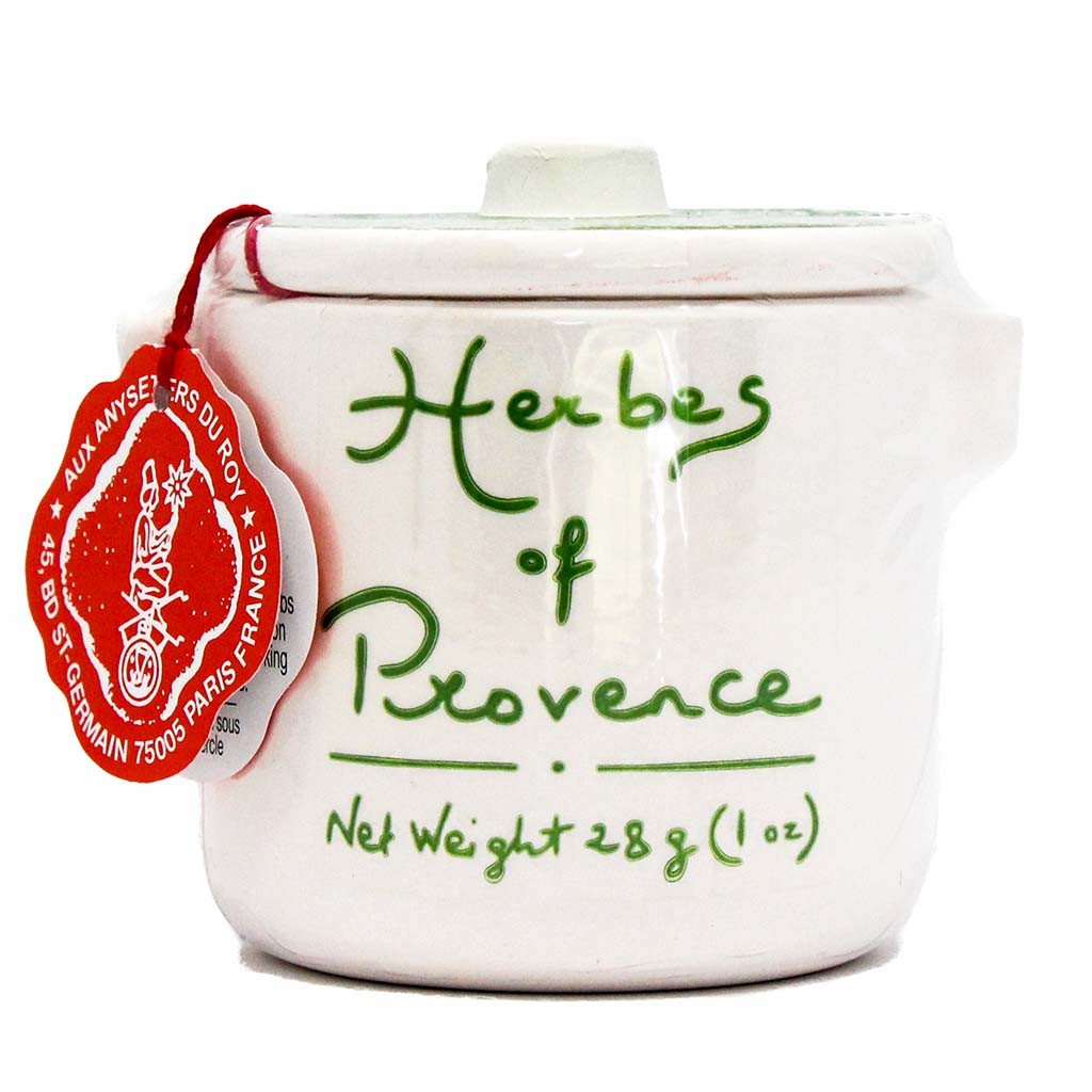 Aux Anysetiers du Roy Herbes de Provence ceramic crock for flavorful meals and gifts