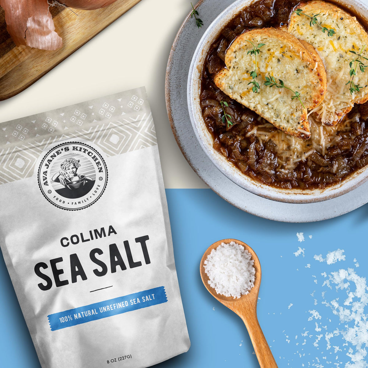 Ava Jane's Colima salt sun-dried in Sayulita.