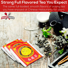 Avant Grub oolong tea bag filter inside close-up for authentic taste.