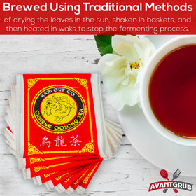 Avant Grub oolong tea offers strong, full flavor for energizing mornings.