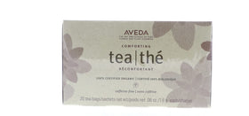 Aveda Comforting Tea Bags pack shot shows caffeine-free herbal blend