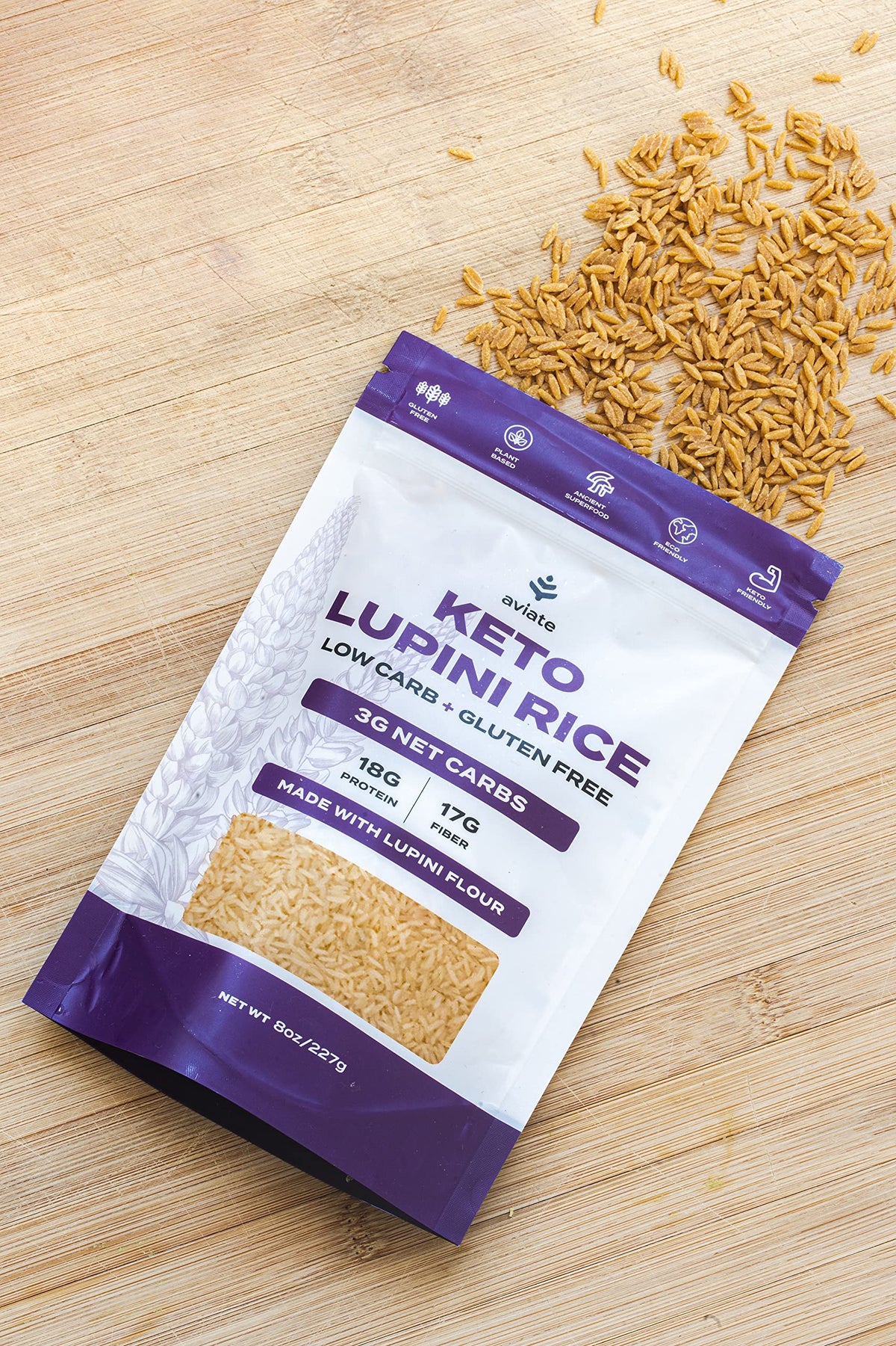 Family dinner scene with Aviate Keto Rice Orzo as a base