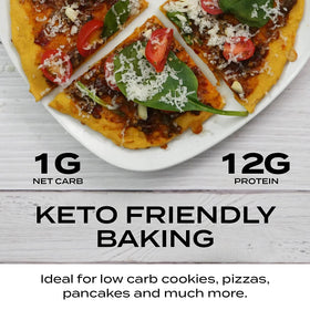 Aviate Lupini Flour bowl ready for dough demonstrates vegan-friendly cooking possibilities.
