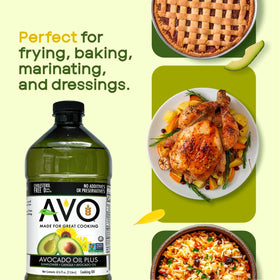AVO Avocado Oil Blend used in a fresh salad dressing