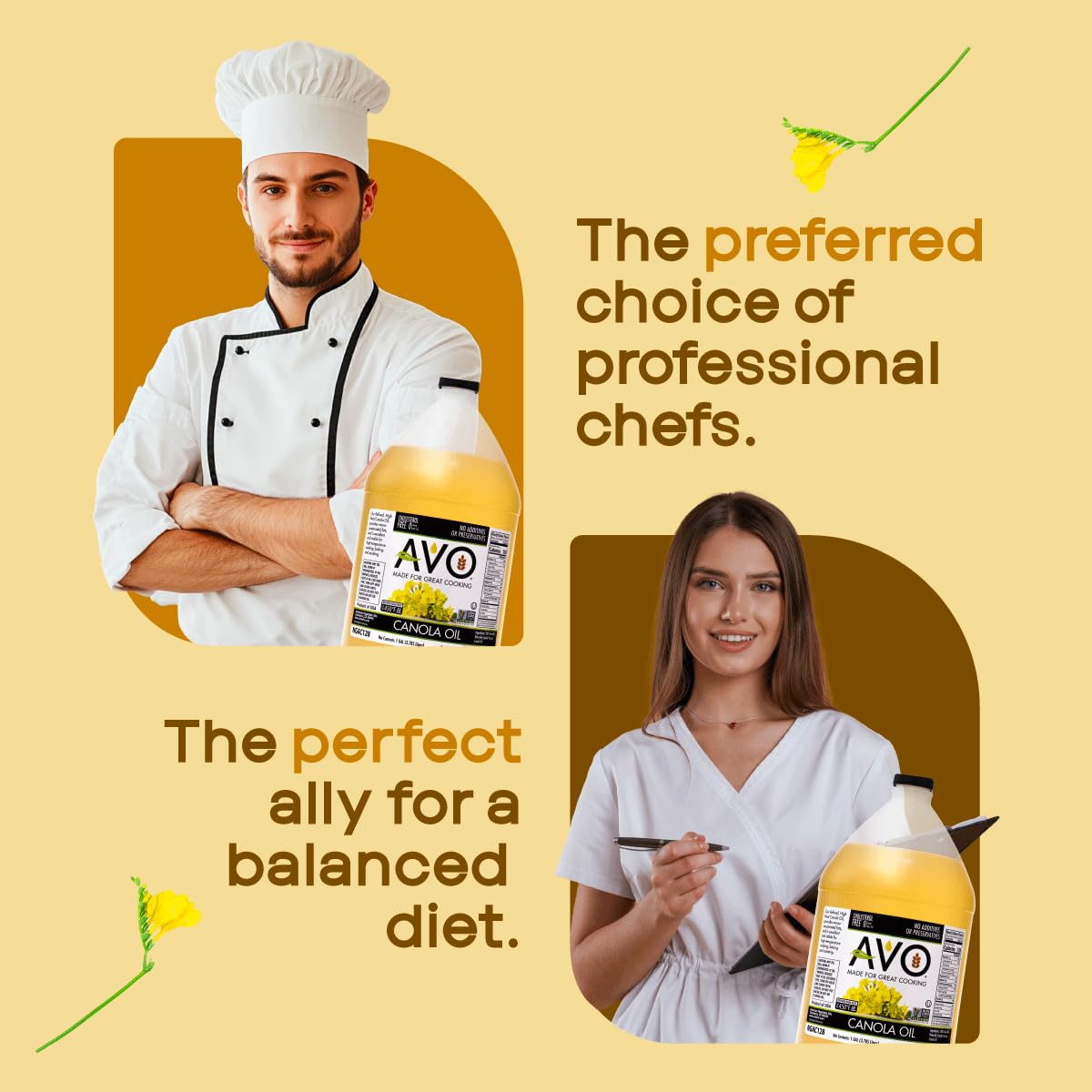 AVO oil in stir-fry setup highlights versatility for everyday meals.