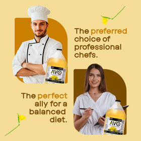 AVO oil in stir-fry setup highlights versatility for everyday meals.