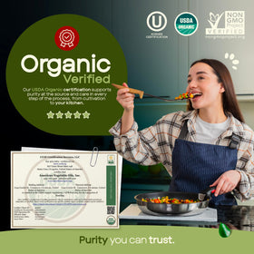 AVO Organic Vegetable Oil in pantry for easy access.