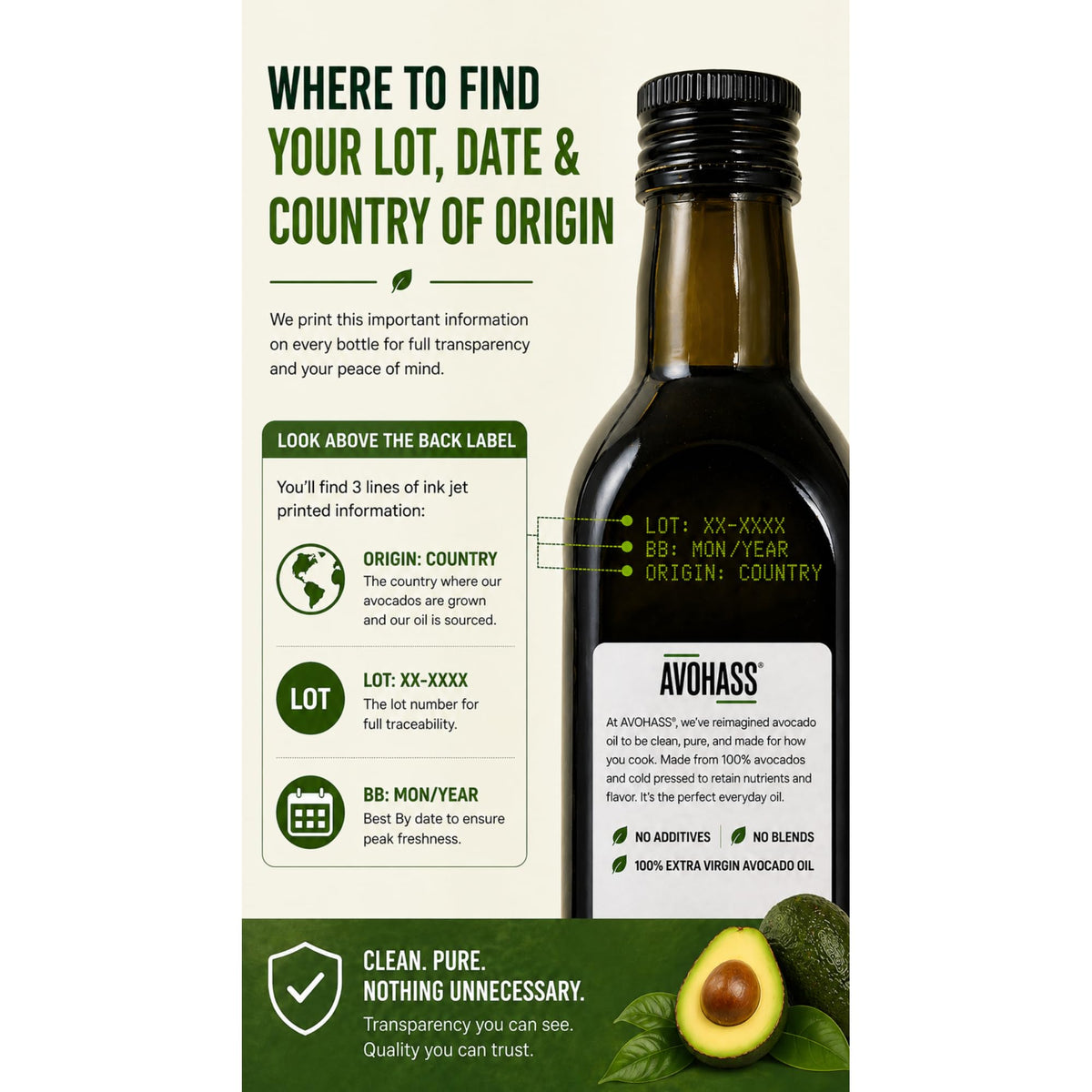 Avohass Avocado Oil baking use in muffins or roasted veggies