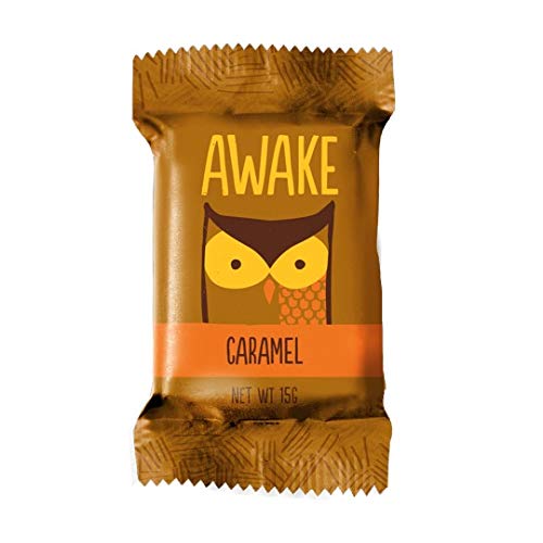 AWAKE Caffeinated Chocolate Bites peanut butter for quick energy on the go