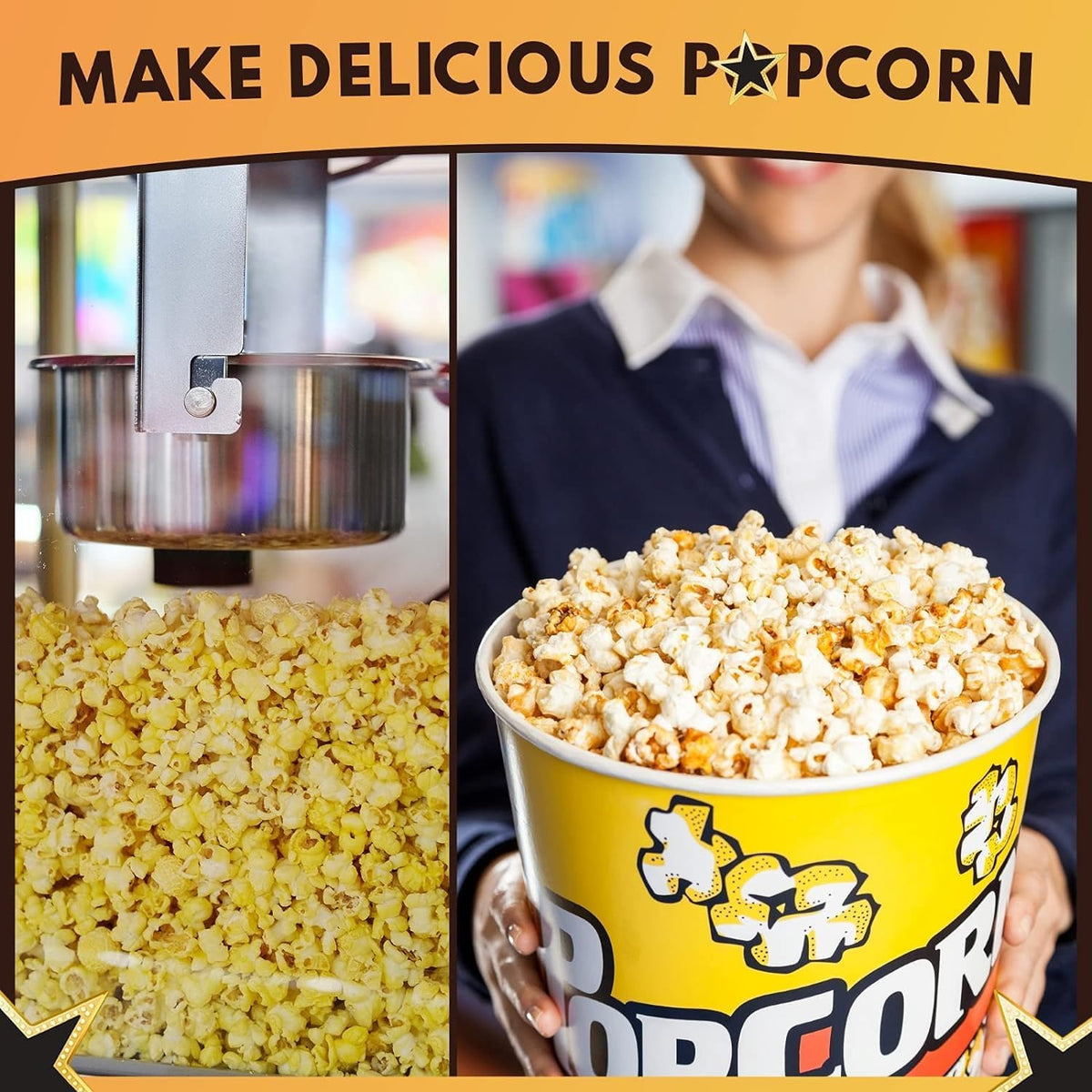 AYD Goods movie night popcorn served in a cozy bowl