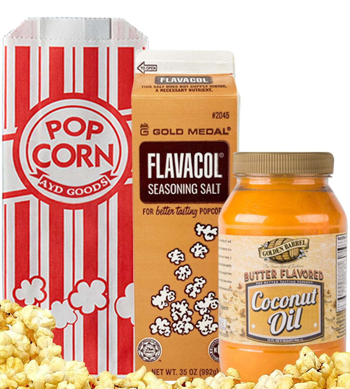 AYD Goods popcorn salt 35oz shaker for flavorful seasoning