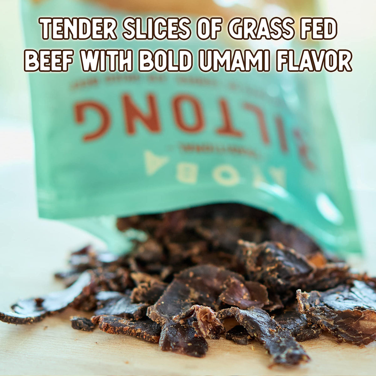 Ayoba gluten-free sugar-free biltong pack for clean snack choice.