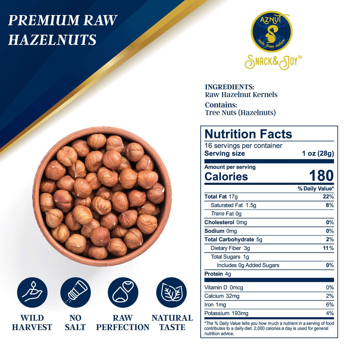 Origin: AZNUT hazelnuts from Azerbaijan and Turkey highlighting premium quality.