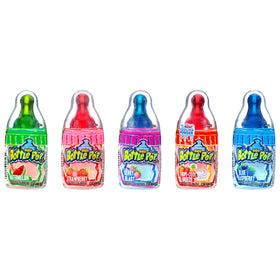 Baby Bottle Pop tropi-cool breeze lollipop with candy powder, tropical party highlight