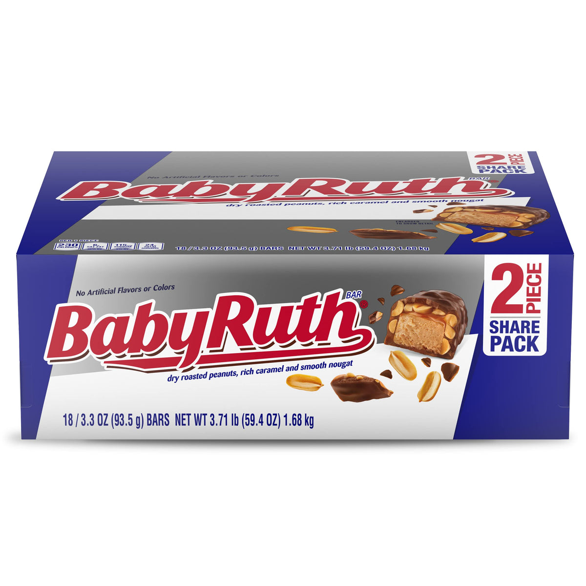 Baby Ruth wrapper pack for sharing and on-the-go snacking.
