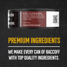 BACC OFF lineup image presents the full family with familiar branding and trusted quality.