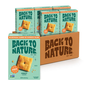 Back to Nature Cheddalicious crackers hero pack for easy on-the-go snacking