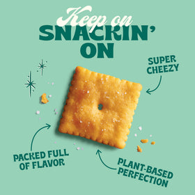 Back to Nature Cheddalicious crackers ingredient view with unbleached wheat and whole grains