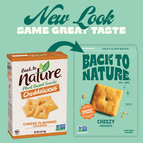 Back to Nature Cheddalicious six-pack crackers ready to stock a pantry