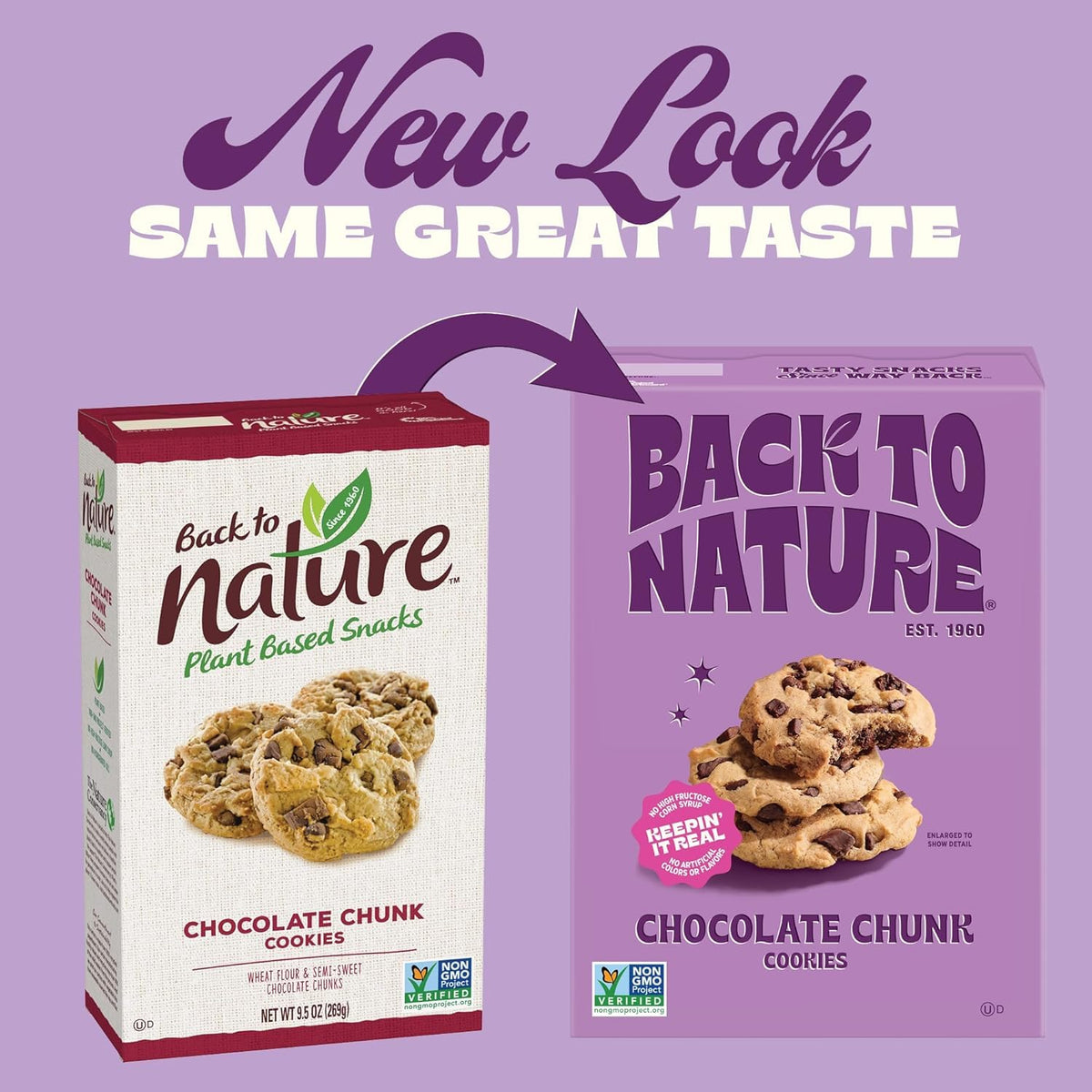 Back to Nature lunchbox-snack setup shows convenient, shareable treats for kids and adults.