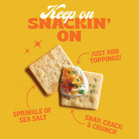 Back To Nature Crispy Wheat Crackers ingredient close-up, wholesome non-GMO grains.