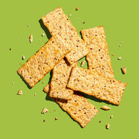 Dairy-free, Non-GMO Back To Nature crackers on label highlight clean ingredients.