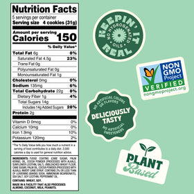 Back to Nature Fudge Mint Cookies dunk in milk, ready for a comforting snack