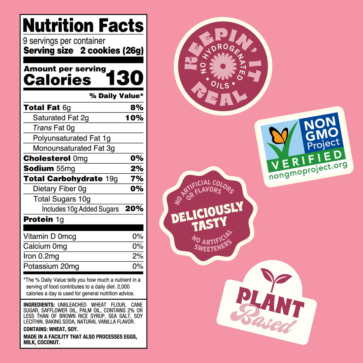 Back to Nature Golden Creme cookies show crunchy texture ideal for snacking.
