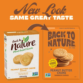 Back to Nature Non-GMO seal on packaging, signaling trusted ingredient standards.
