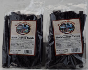 Backroad Country old-fashioned licorice twists in a pack, ideal for sharing and gifting.