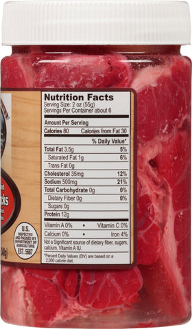 Backroad Country pork hocks jar interior view highlighting tender, fully cooked texture.