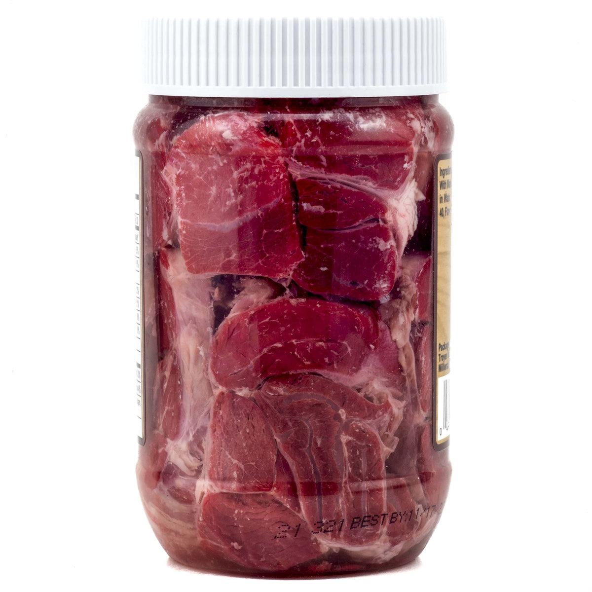 Backroad Country pork hocks jar serving suggestion with beans and greens.