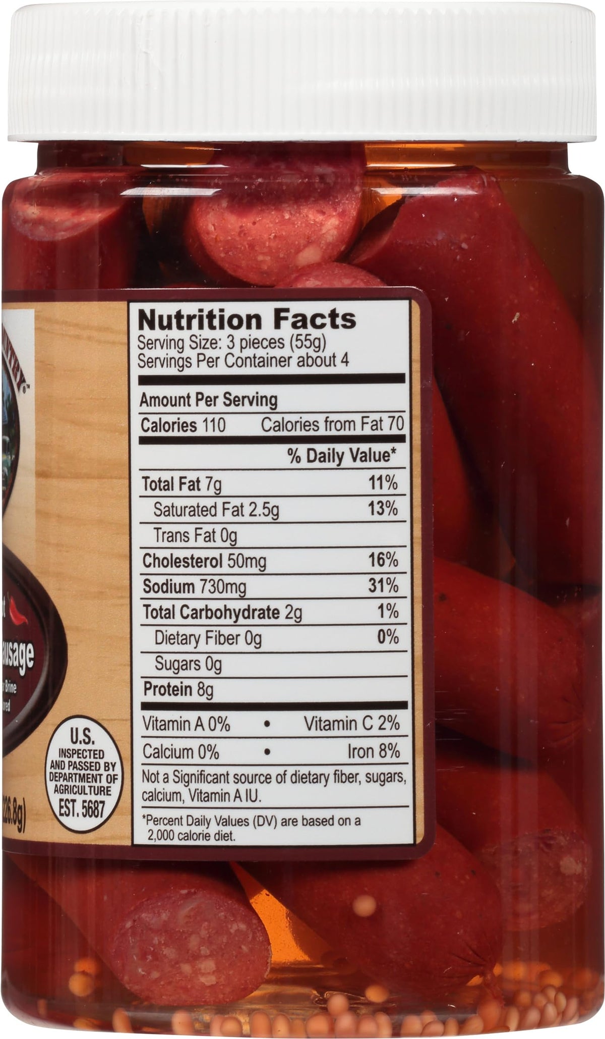 Backroad Country Red Hot Polish Sausage on toast delivers snackable heat and savor