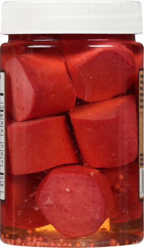 Label close-up on Backroad Country Smoked Bologna showing branding.