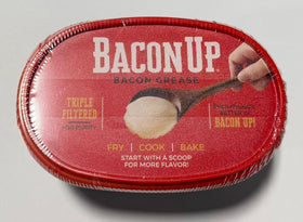 Baking dish ready with Bacon Up for enhanced flavor.