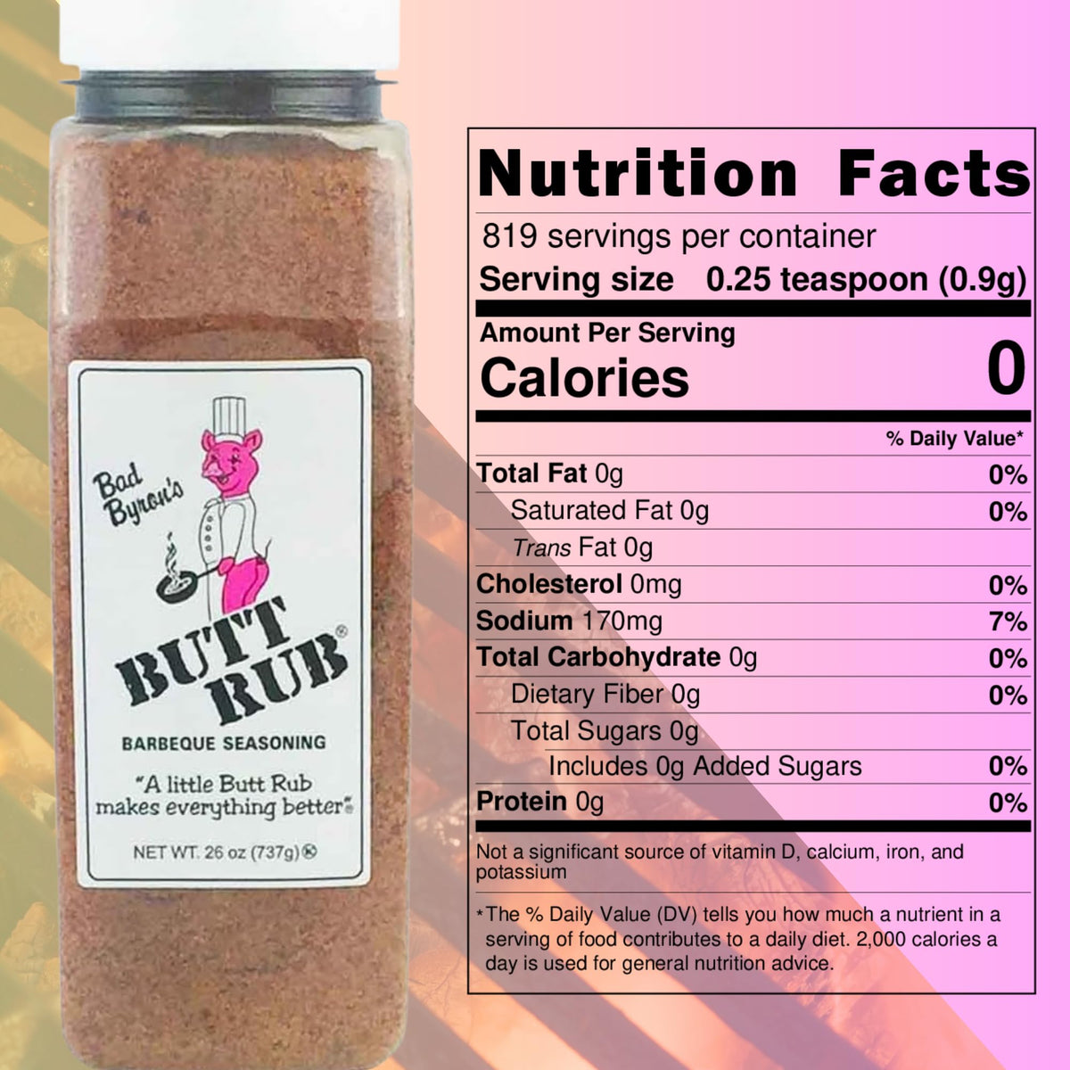 Closeup of Bad Byron's Butt Rub spice blend with onion, garlic, paprika notes